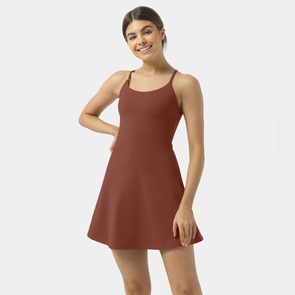 Halara (NWT) SoftlyZero Plush Backless Active Dress Size M